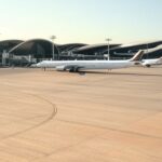 Vista do Aeroporto de Brasília, eleito o segundo mais pontual do mundo em ranking global.