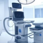 Sala de cirurgia no Hospital de Base do DF com aparelhos de anestesia de última geração.