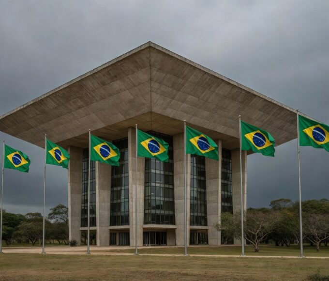 Fachada da Câmara Legislativa do Distrito Federal em Brasília, representando título controverso de cidadão honorário.