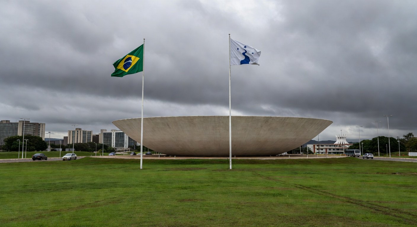 Fachada da Câmara Legislativa do DF em Brasília, simbolizando declaração de cidadão honorário ignorando prioridades.