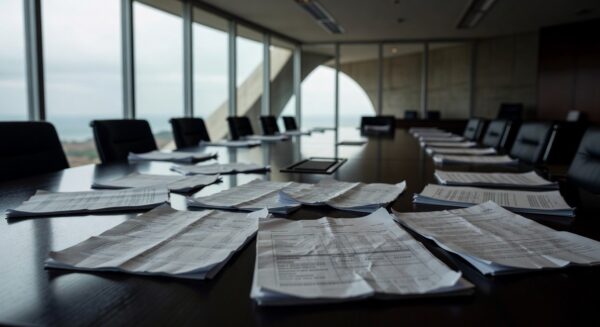 Edifício da CLDF em Brasília sob céu nublado, simbolizando críticas ao presidente do BRB por falta de transparência na gestão.