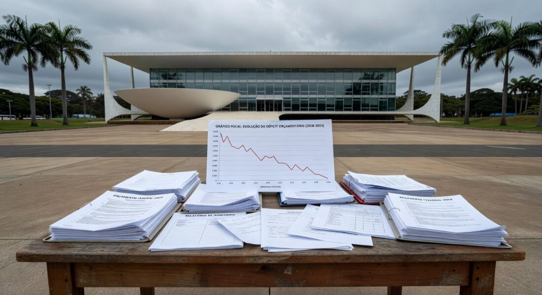Edifício da CLDF em Brasília com documentos fiscais preocupantes do GDF no 3º quadrimestre de 2025.