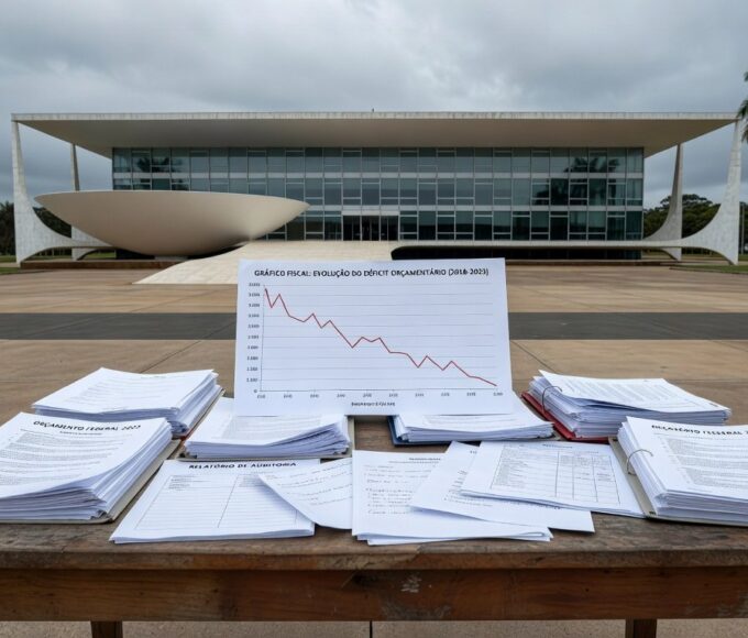 Edifício da CLDF em Brasília com documentos fiscais preocupantes do GDF no 3º quadrimestre de 2025.