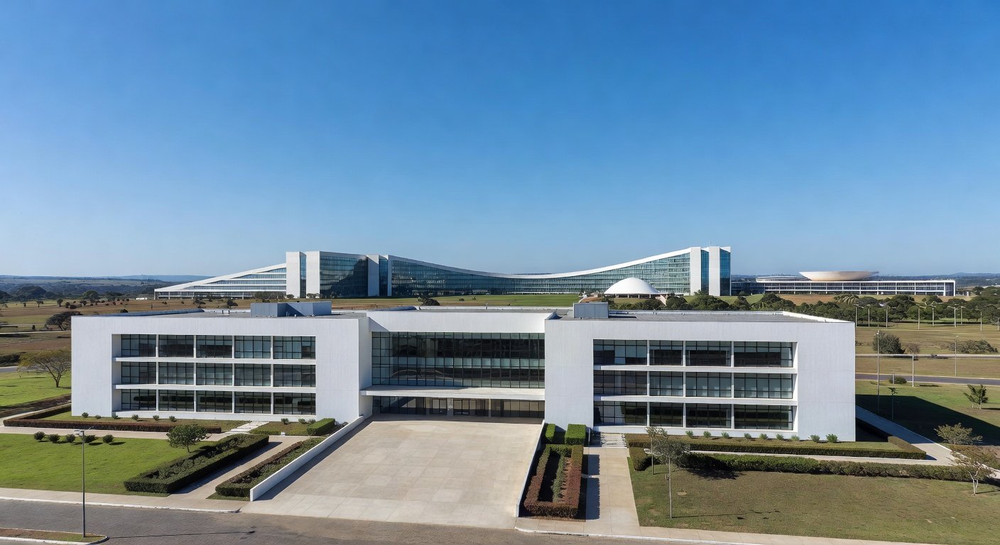 Hospital moderno em Brasília, representando estimativa de casos de câncer no DF pelo Inca.