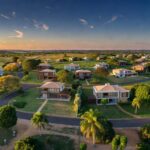 Vista do bairro Park Way em Brasília, com casas e áreas verdes, representando debate sobre mudanças na LUOS.