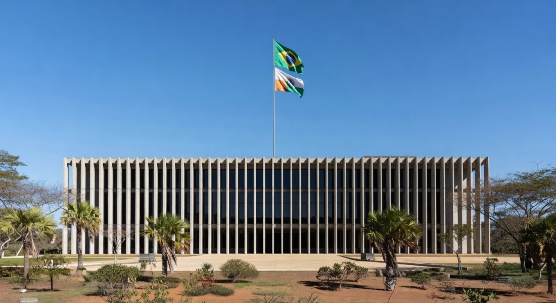 Palácio do Buriti em Brasília, representando decisão governamental sobre salários de professores temporários no DF.