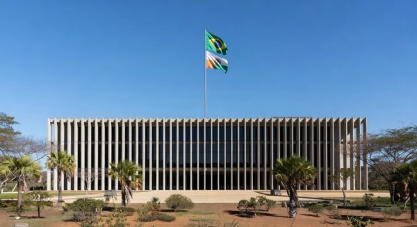 Palácio do Buriti em Brasília, representando decisão governamental sobre salários de professores temporários no DF.