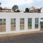 Ginásio poliesportivo reformado em Samambaia, DF, com investimento de R$ 1,2 milhão.